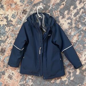 Patagonia Kids 3-in-1 Coat -5T Navy Blue